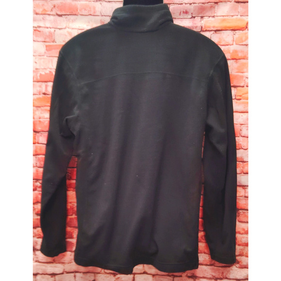 Patagonia Micro D Sweater Men's XL Black Fleece Long Sleeve Quarter Zip Pullover - Picture 2 of 6